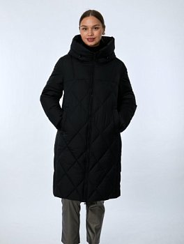 Пуховик женский с капюшоном