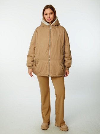 Двусторонняя зимняя куртка с капюшоном