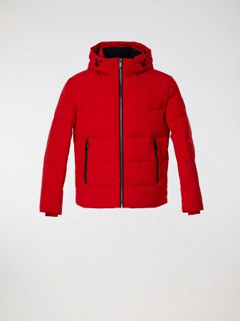 Пуховик стёганый с капюшоном