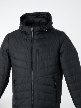 Куртка мужская стёганая с капюшоном