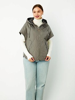 Жилет женский с капюшоном