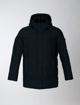 Пуховик мужской стёганый с капюшоном