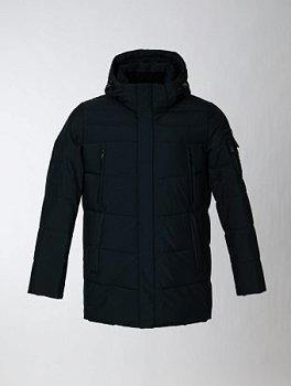 Пуховик мужской стёганый с капюшоном