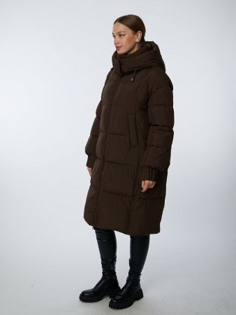 Пуховик женский с капюшоном