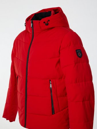 Пуховик стёганый с капюшоном