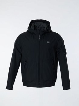 Куртка мужская укороченная с капюшоном