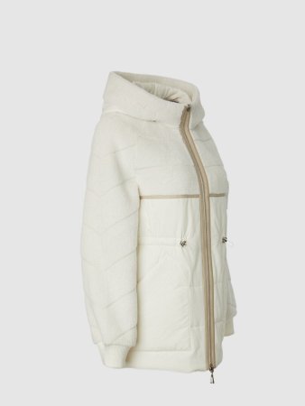 Комбинированная экодубленка с капюшоном