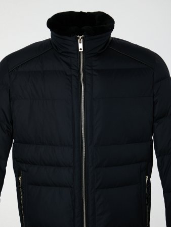 Укороченный мужской  пуховик