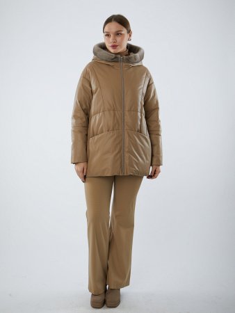 Куртка с капюшоном на пуху