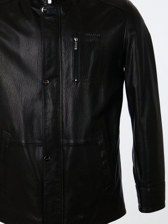 Полупальто мужское из натуральной кожи  