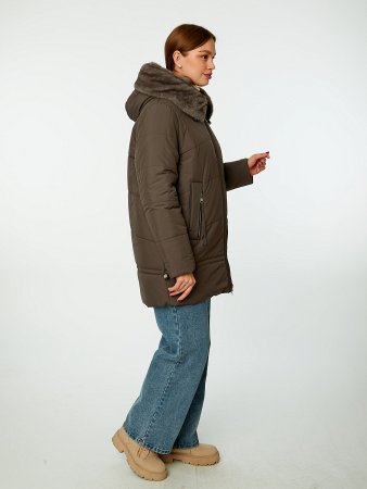 Пуховик стёганый с капюшоном