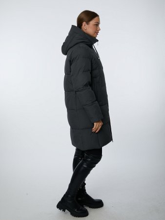 Пуховик женский с капюшоном 