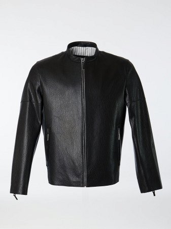 Натуральная кожанная куртка на хлопковом подкладе