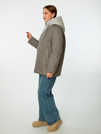 Пуховик стёганый с капюшоном