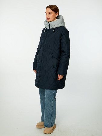 Пуховик стёганый с капюшоном
