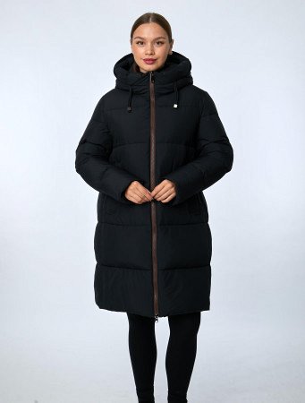 Пуховик женский с капюшоном 
