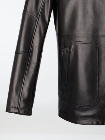 Куртка из натуральной кожи на синтепоне