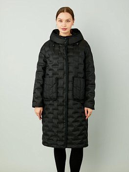 Пальто женское с капюшоном