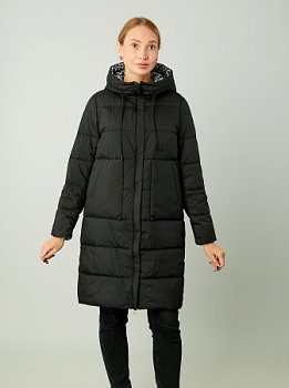 Двустороннее пальто с капюшоном