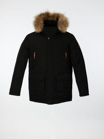 Пуховик мужской с капюшоном