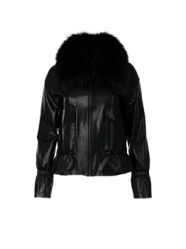 Стильная куртка из натуральной кожи