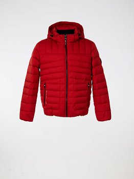 Пуховик стёганый с капюшоном