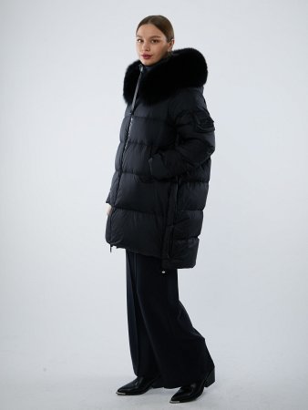 Пуховик с капюшоном