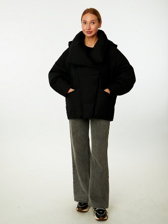 Пуховик женский с капюшоном