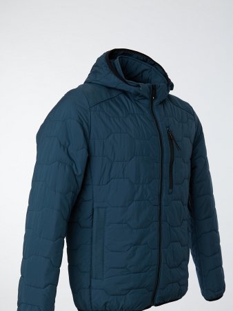 Куртка мужская стёганая с капюшоном
