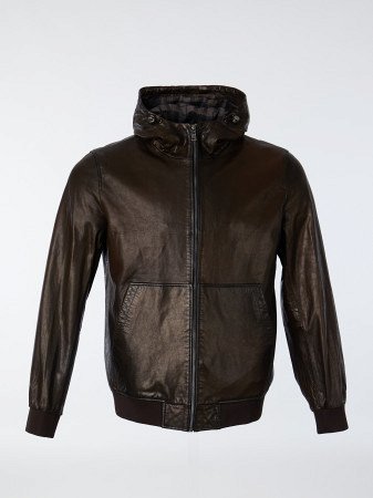 Куртка-бомбер с капюшоном