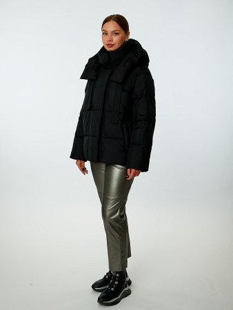 Пуховик женский стёганый с капюшоном