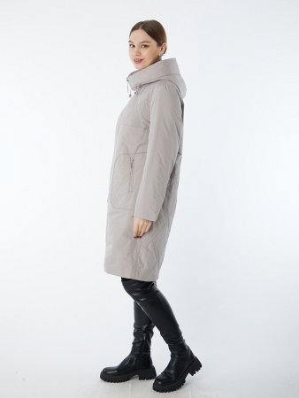 Полупальто женское с капюшоном