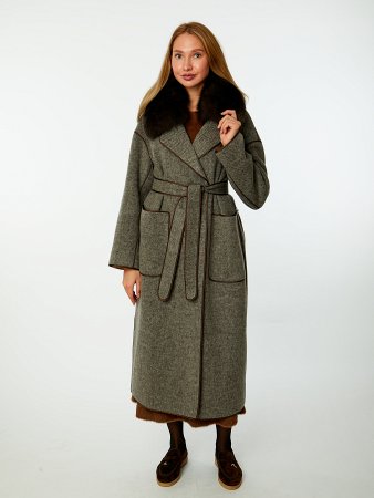 Стильное пальто из кашемира