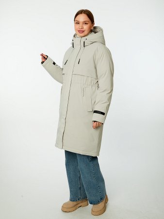Пуховик женский удлинённый с капюшоном