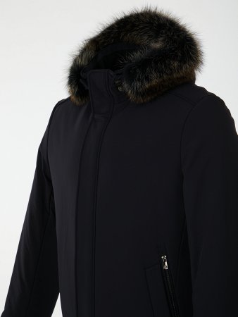 Мужской пуховик с капюшоном