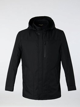 Удлиненная куртка с капюшоном