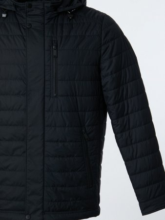 Куртка мужская стёганая с капюшоном
