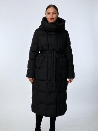 Пуховик женский с капюшоном удлинённый