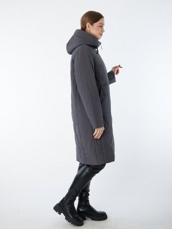 Полупальто женское с капюшоном