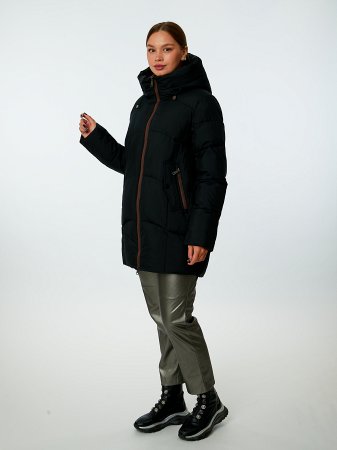 Пуховик женский с капюшоном 