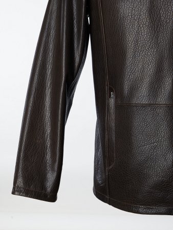 Куртка из натуральной кожи на хлопковом подкладе