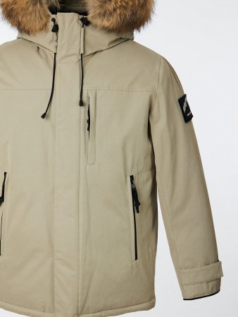 Пуховик с капюшоном