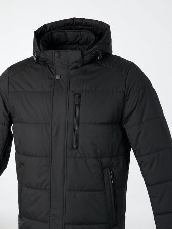 Куртка мужская стёганая с капюшоном