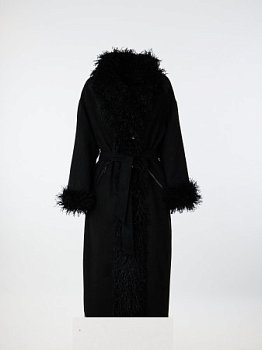 Двусторонняя экодубленка с англ.воротником