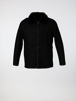 Дубленка из овчины с отделкой норкой