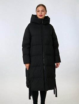 Пуховик женский стёганый с капюшоном