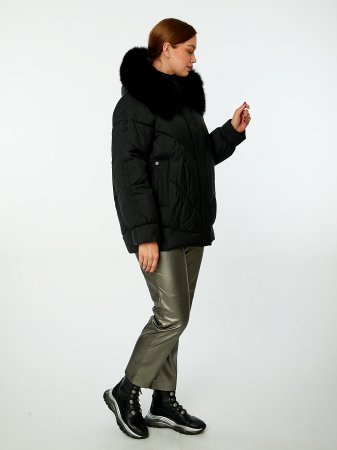 Пуховик стёганый с капюшоном