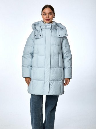 Пуховик женский с капюшоном