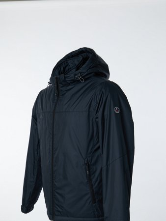 Куртка мужская укороченная с капюшоном