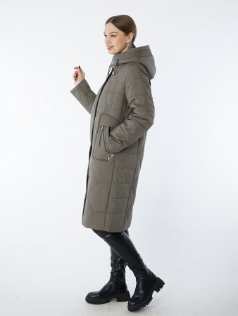 Полупальто женское с капюшоном